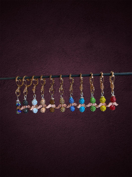 Engel-Schlüsselanhänger Rosegold